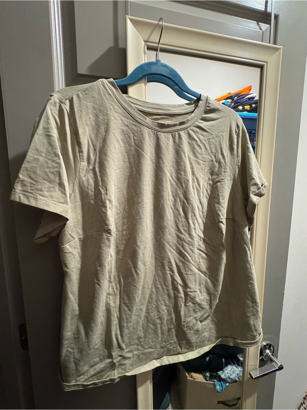 a new day Short-Sleeve Crew Tee in Light Khaki